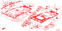 DACHVERKLEIDUNG (1) für Honda CR-V DIESEL 2.2 DIESEL ELEGANCE L 5 Türen 5 gang automatikgetriebe 2013