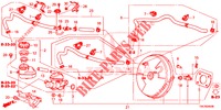 HAUPTBREMSZYLINDER/MASTER POWER (LH) (1) für Honda CR-V DIESEL 2.2 DIESEL ELEGANCE L 5 Türen 5 gang automatikgetriebe 2013