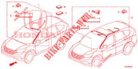 KABELBAUM (LH) (4) für Honda CR-V DIESEL 2.2 DIESEL ELEGANCE L 5 Türen 5 gang automatikgetriebe 2013