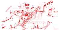KRAFTSTOFFEINFUELLROHR (DIESEL) für Honda CR-V DIESEL 2.2 DIESEL ELEGANCE L 5 Türen 5 gang automatikgetriebe 2013