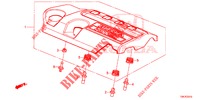 MOTORABDECKUNG (DIESEL) (2.2L) für Honda CR-V DIESEL 2.2 DIESEL ELEGANCE L 5 Türen 5 gang automatikgetriebe 2013