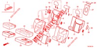 RUECKSITZ/SITZGURT,(2D)  für Honda CR-V DIESEL 2.2 DIESEL ELEGANCE L 5 Türen 5 gang automatikgetriebe 2013