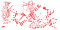 SCHALTGABEL/EINSTELLSCHRAUBE (DIESEL) (2.2L) für Honda CR-V DIESEL 2.2 DIESEL ELEGANCE L 5 Türen 5 gang automatikgetriebe 2013