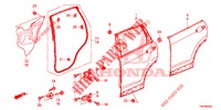 TUERBLECHE, HINTEN(4D)  für Honda CR-V DIESEL 2.2 DIESEL ELEGANCE L 5 Türen 5 gang automatikgetriebe 2013
