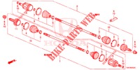 ANTRIEBSWELLE, HINTEN (3) für Honda CR-V DIESEL 2.2 ELEGANCE 5 Türen 5 gang automatikgetriebe 2013