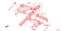 AUSPUFFKRUEMMER (DIESEL) (2.2L) für Honda CR-V DIESEL 2.2 ELEGANCE 5 Türen 5 gang automatikgetriebe 2013