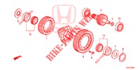 DIFFERENTIAL (DIESEL) (2.2L) für Honda CR-V DIESEL 2.2 ELEGANCE 5 Türen 5 gang automatikgetriebe 2013