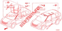 KABELBAUM (LH) (4) für Honda CR-V DIESEL 2.2 ELEGANCE 5 Türen 5 gang automatikgetriebe 2013