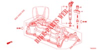 KRAFTSTOFFEINSPRITZUNG (DIESEL) (2.2L) für Honda CR-V DIESEL 2.2 ELEGANCE 5 Türen 5 gang automatikgetriebe 2013