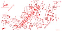 RUECKSITZ/SITZGURT,(2D)  für Honda CR-V DIESEL 2.2 ELEGANCE 5 Türen 5 gang automatikgetriebe 2013