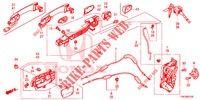TUERSCHLOESSER, VORNE/AEUSSERER GRIFF  für Honda CR-V DIESEL 2.2 ELEGANCE 5 Türen 5 gang automatikgetriebe 2013