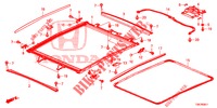 DACHVERKLEIDUNG/SONNENBLENDE/SCHIEBEFENSTER  für Honda CR-V DIESEL 2.2 EXCLUSIVE 5 Türen 5 gang automatikgetriebe 2013
