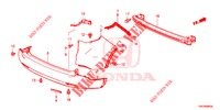 HINTERER STOSSFAENGER  für Honda CR-V DIESEL 2.2 EXCLUSIVE 5 Türen 5 gang automatikgetriebe 2013