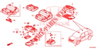 INNENLEUCHTE  für Honda CR-V DIESEL 2.2 EXCLUSIVE 5 Türen 5 gang automatikgetriebe 2013