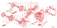 KLIMAANLAGE (COMPRESSEUR) (4) für Honda CR-V DIESEL 2.2 EXCLUSIVE 5 Türen 5 gang automatikgetriebe 2013