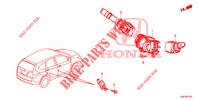 KOMBISCHALTER  für Honda CR-V DIESEL 2.2 EXCLUSIVE 5 Türen 5 gang automatikgetriebe 2013