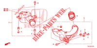 RESONATORKAMMER (DIESEL) für Honda CR-V DIESEL 2.2 EXCLUSIVE 5 Türen 5 gang automatikgetriebe 2013