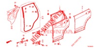 TUERBLECHE, HINTEN(4D)  für Honda CR-V DIESEL 2.2 EXCLUSIVE 5 Türen 5 gang automatikgetriebe 2013