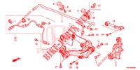 UNTERER ARM, HINTEN/FUEHRUNGSARM  für Honda CR-V DIESEL 2.2 EXCLUSIVE 5 Türen 5 gang automatikgetriebe 2013