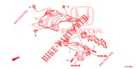 AUSPUFFKRUEMMER (DIESEL) (2.2L) für Honda CR-V DIESEL 2.2 EXECUTIVE NAVI 5 Türen 6 gang-Schaltgetriebe 2013