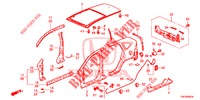AUSSENBLECHE/DACHPLATTE  für Honda CR-V DIESEL 2.2 EXECUTIVE NAVI 5 Türen 6 gang-Schaltgetriebe 2013