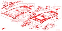 DACHVERKLEIDUNG (1) für Honda CR-V DIESEL 2.2 EXECUTIVE NAVI 5 Türen 6 gang-Schaltgetriebe 2013