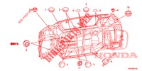 GUMMITUELLE (INFERIEUR) für Honda CR-V DIESEL 2.2 EXECUTIVE NAVI 5 Türen 6 gang-Schaltgetriebe 2013