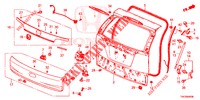 HECKKLAPPENPLATTE(2D)  für Honda CR-V DIESEL 2.2 EXECUTIVE NAVI 5 Türen 6 gang-Schaltgetriebe 2013