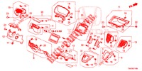 INSTRUMENT, ZIERSTUECK (COTE DE CONDUCTEUR) (LH) für Honda CR-V DIESEL 2.2 EXECUTIVE NAVI 5 Türen 6 gang-Schaltgetriebe 2013