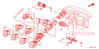 SCHALTER (LH) für Honda CR-V DIESEL 2.2 EXECUTIVE NAVI 5 Türen 6 gang-Schaltgetriebe 2013