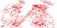 SITZKOMPONENTEN, HINTEN (2) für Honda CR-V DIESEL 2.2 EXECUTIVE NAVI 5 Türen 6 gang-Schaltgetriebe 2013