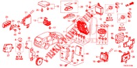 STEUERGERAT (CABINE) (LH) (1) für Honda CR-V DIESEL 2.2 EXECUTIVE NAVI 5 Türen 6 gang-Schaltgetriebe 2013