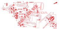 WASSERSCHLAUCH/HEIZUNGSSCHACHT (DIESEL) (2.2L) (LH) für Honda CR-V DIESEL 2.2 EXECUTIVE NAVI 5 Türen 6 gang-Schaltgetriebe 2013
