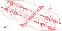 ANTRIEBSWELLE, HINTEN (3) für Honda CR-V DIESEL 2.2 EXECUTIVE NAVI 5 Türen 5 gang automatikgetriebe 2013