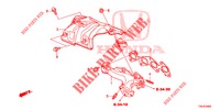 AUSPUFFKRUEMMER (DIESEL) (2.2L) für Honda CR-V DIESEL 2.2 EXECUTIVE NAVI 5 Türen 5 gang automatikgetriebe 2013