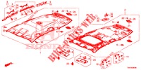 DACHVERKLEIDUNG (1) für Honda CR-V DIESEL 2.2 EXECUTIVE NAVI 5 Türen 5 gang automatikgetriebe 2013