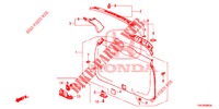 HECKKLAPPENVERKLEIDUNG/ TAFELVERKLEIDUNG, HINTEN(2D)  für Honda CR-V DIESEL 2.2 EXECUTIVE NAVI 5 Türen 5 gang automatikgetriebe 2013