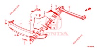 HINTERER STOSSFAENGER  für Honda CR-V DIESEL 2.2 EXECUTIVE NAVI 5 Türen 5 gang automatikgetriebe 2013