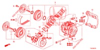 KLIMAANLAGE (COMPRESSEUR) (4) für Honda CR-V DIESEL 2.2 EXECUTIVE NAVI 5 Türen 5 gang automatikgetriebe 2013