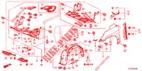 KOTFLUEGEL, VORNE  für Honda CR-V DIESEL 2.2 EXECUTIVE NAVI 5 Türen 5 gang automatikgetriebe 2013