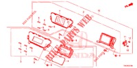 MITTLERES DISPLAY (LH) für Honda CR-V DIESEL 2.2 EXECUTIVE NAVI 5 Türen 5 gang automatikgetriebe 2013