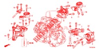 MOTORBEFESTIGUNGEN (DIESEL) (2.2L) (AT) für Honda CR-V DIESEL 2.2 EXECUTIVE NAVI 5 Türen 5 gang automatikgetriebe 2013
