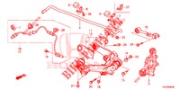 UNTERER ARM, HINTEN/FUEHRUNGSARM  für Honda CR-V DIESEL 2.2 EXECUTIVE NAVI 5 Türen 5 gang automatikgetriebe 2013