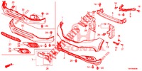 VORDERE STOSSFAENGER  für Honda CR-V DIESEL 2.2 EXECUTIVE NAVI 5 Türen 5 gang automatikgetriebe 2013