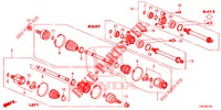ANTRIEBSWELLE, VORNE/HALBWELLE (DIESEL) (2) für Honda CR-V DIESEL 1.6 COMFORT 5 Türen 6 gang-Schaltgetriebe 2016