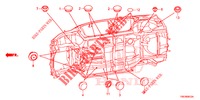 GUMMITUELLE (INFERIEUR) für Honda CR-V DIESEL 1.6 COMFORT 5 Türen 6 gang-Schaltgetriebe 2016
