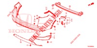 HINTERER STOSSFAENGER  für Honda CR-V DIESEL 1.6 COMFORT 5 Türen 6 gang-Schaltgetriebe 2016