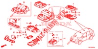 INNENLEUCHTE  für Honda CR-V DIESEL 1.6 COMFORT 5 Türen 6 gang-Schaltgetriebe 2016