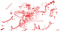 KRAFTSTOFFEINFUELLROHR (DIESEL) für Honda CR-V DIESEL 1.6 COMFORT 5 Türen 6 gang-Schaltgetriebe 2016