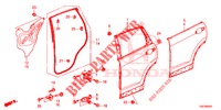 TUERBLECHE, HINTEN(4D)  für Honda CR-V DIESEL 1.6 COMFORT 5 Türen 6 gang-Schaltgetriebe 2016